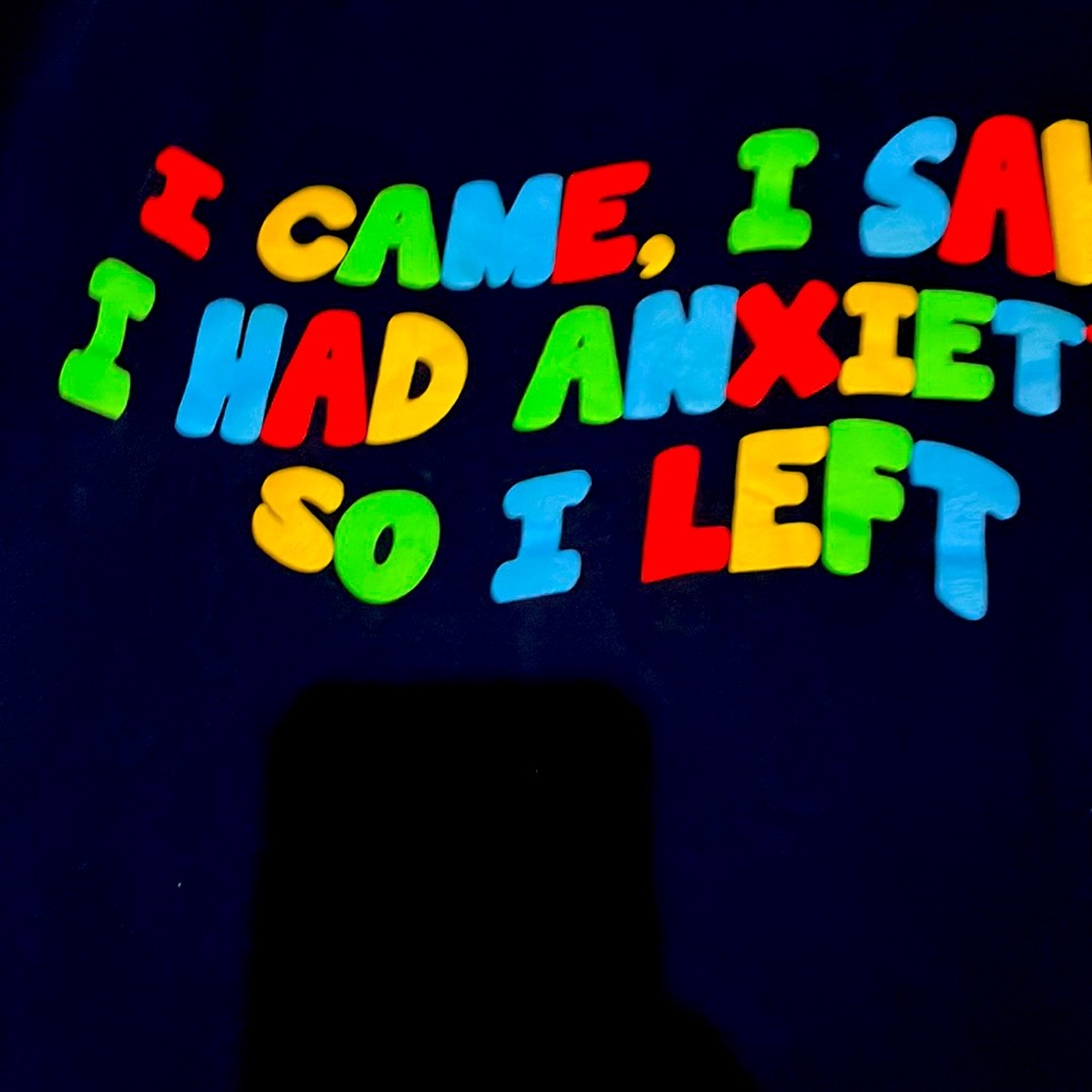 Spencer’s anxiety t shirt